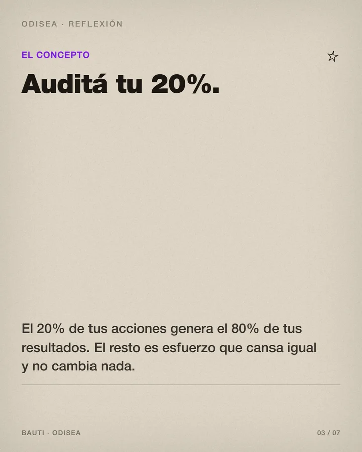 Slide de carrusel: Auditá tu 20 por ciento