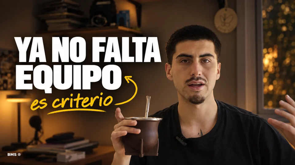 Alternativa: ya no falta equipo, falta criterio